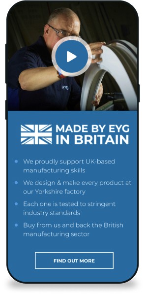EYG website page on a mobile