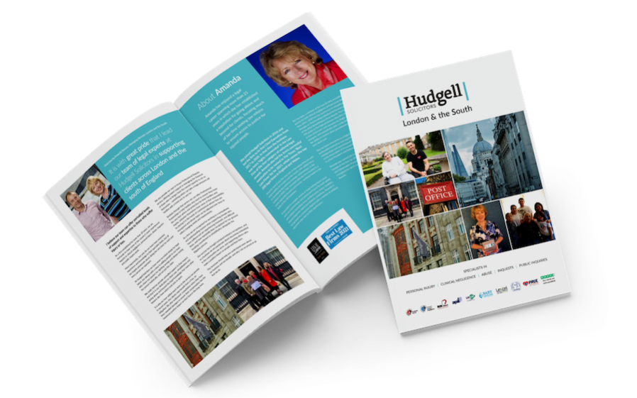 Hudgell Solicitors Brochure Design