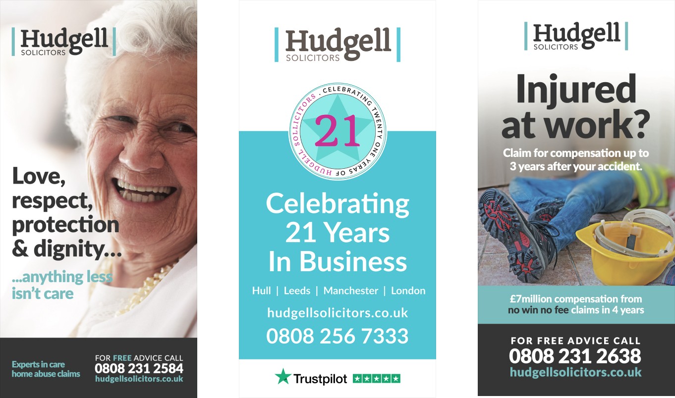 Selection of Hudgell Solicitors Leaflets