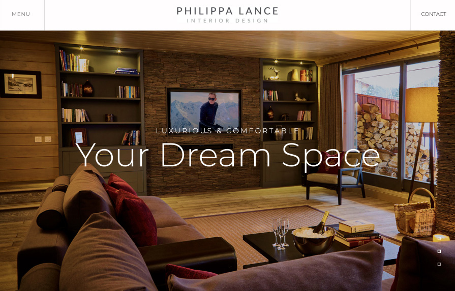 Philippa Lance website page
